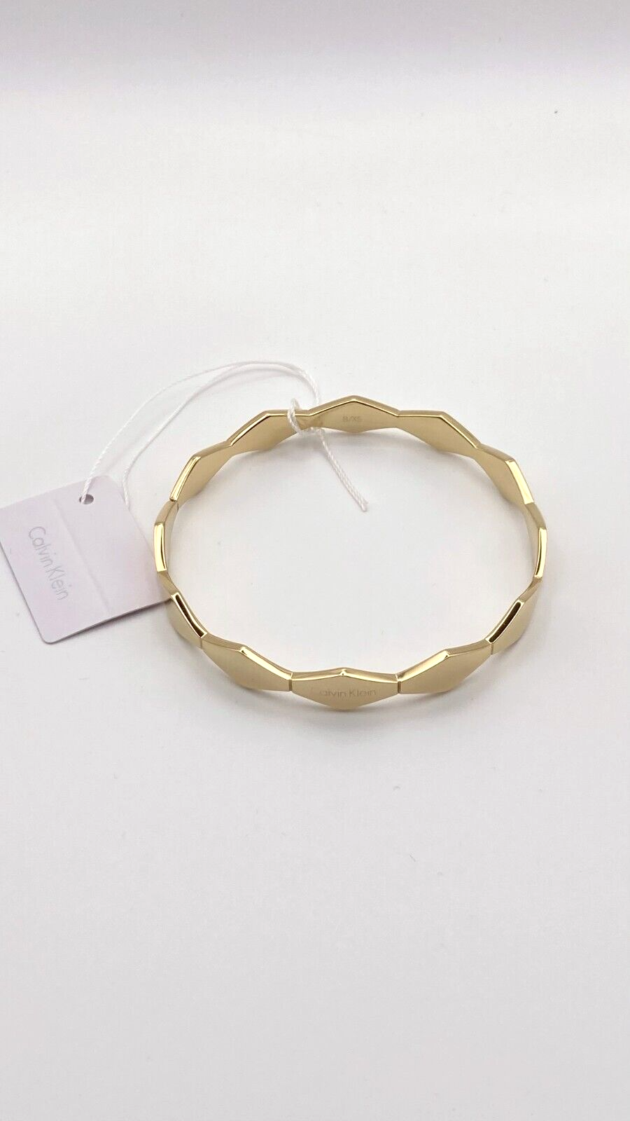 Neu CALVIN KLEIN SNAKE ARMREIF KJ5DJD1001XS - GOLD XS