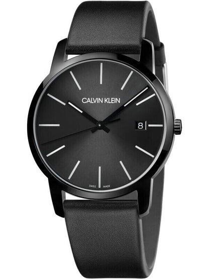 New Swiss Made CALVIN KLEIN Quartz Black Dial Men's Watch