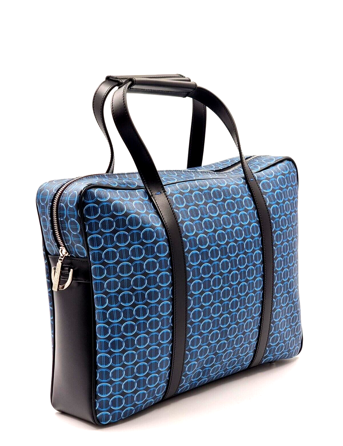 Neu DAVIDOFF COLORAMA BUSINESS TASCHE 1 ZIP - BLAU
