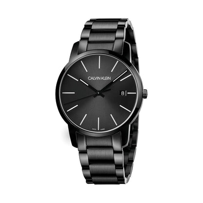 New Swiss Made CALVIN KLEIN City Quartz Black Dial Men's Watch