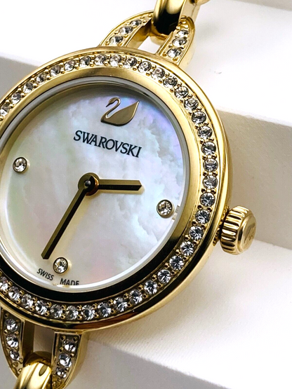 New SWAROVSKI AILA MINI 28MM WATCH 28 MM - GOLD