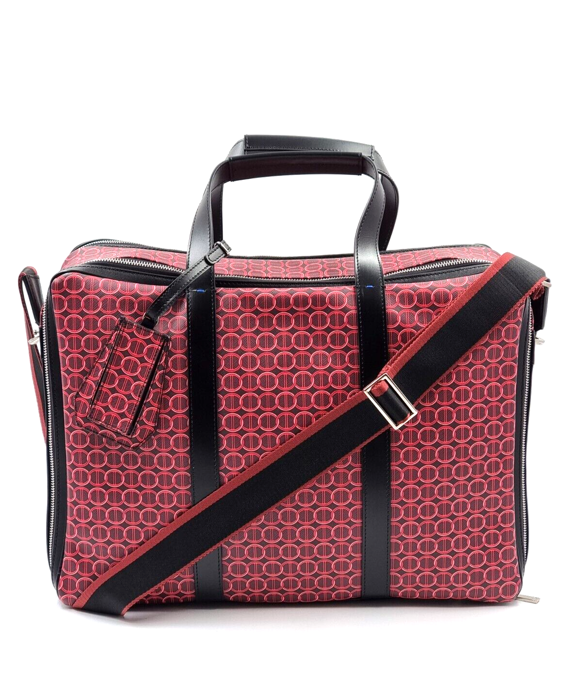 Neu DAVIDOFF LG COLORAMA SOFT SUITCASE 2 REISSVERSCHLÜSSE - ROT 