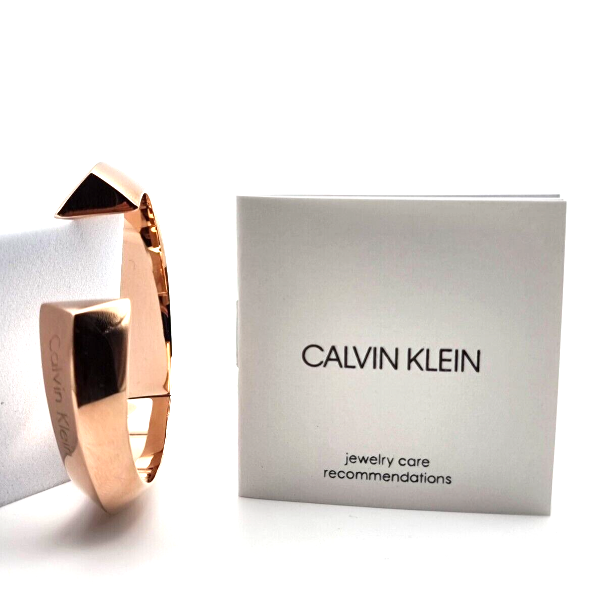 New CALVIN KLEIN ARMREIF SHAPE ROSEGOLD - XS