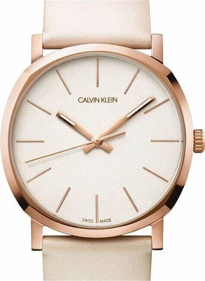 New Swiss Made CALVIN KLEIN Posh Quartz White Dial Ladies Watch