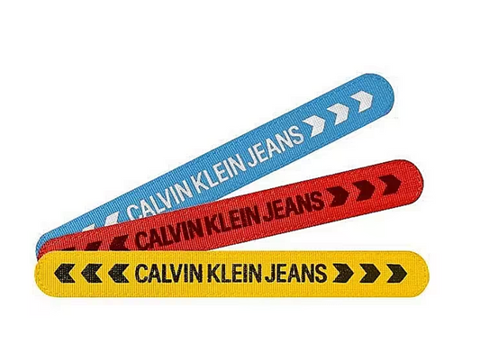 New CALVIN KLEIN JEANS HIT&FUN KJJLDB860100 BRACELETS - YELLOW/RED/BLUE