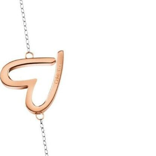 New CALVIN KLEIN KJ2XPN200100 JOYOUS NECKLACE -SILVER/ROSE GOLD