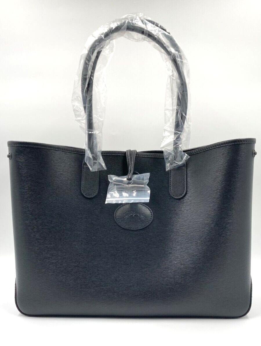 LONGCHAMP ROSEAU SHOULDER BAG - L - BLACK