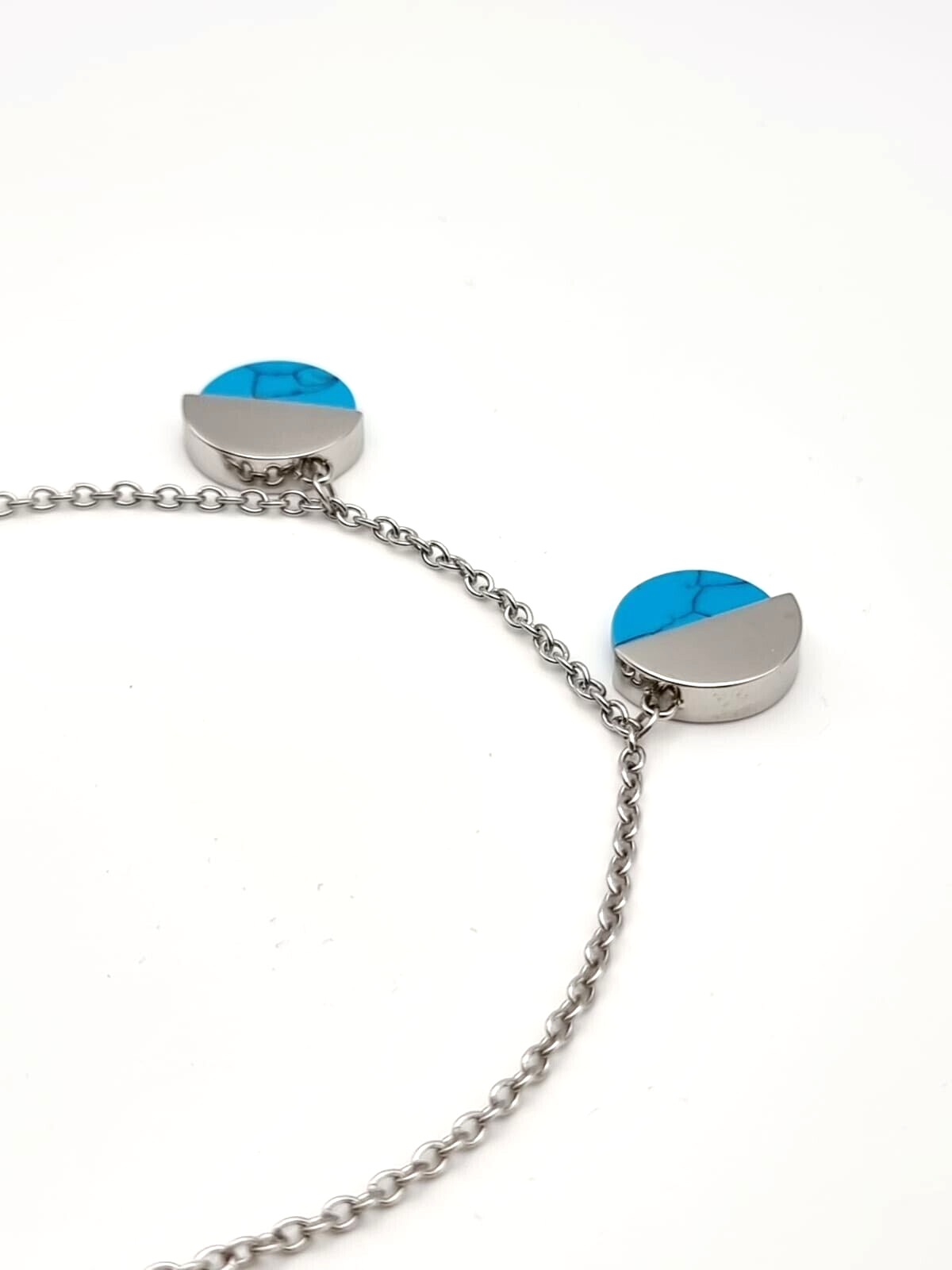 Neu CALVIN KLEIN SPICY KJ8RLB040100 EDELSTAHLARMBAND - TÜRKIS