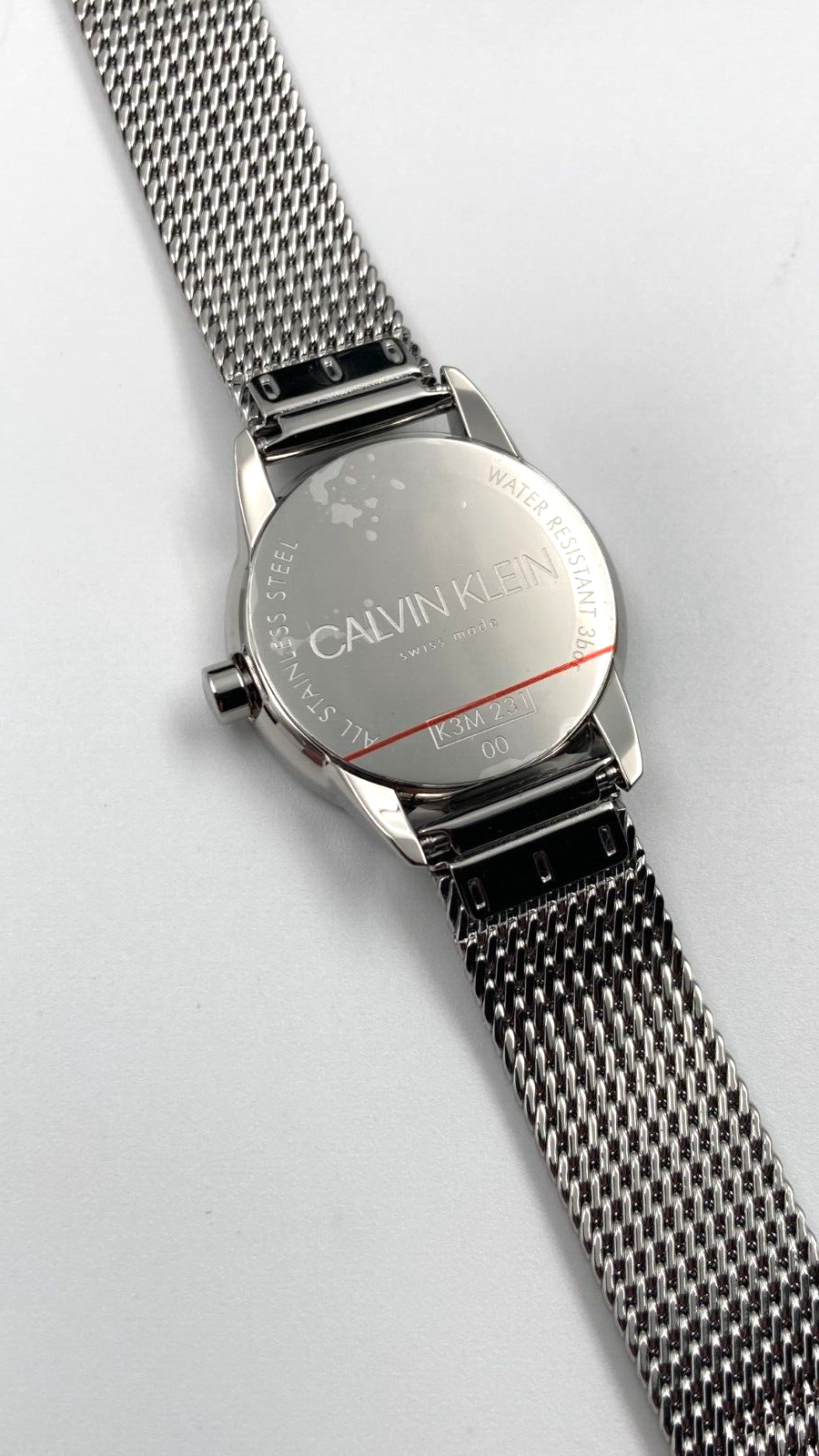 New Swiss Made CALVIN KLEIN Minimal Quartz White Dial Ladies Watch