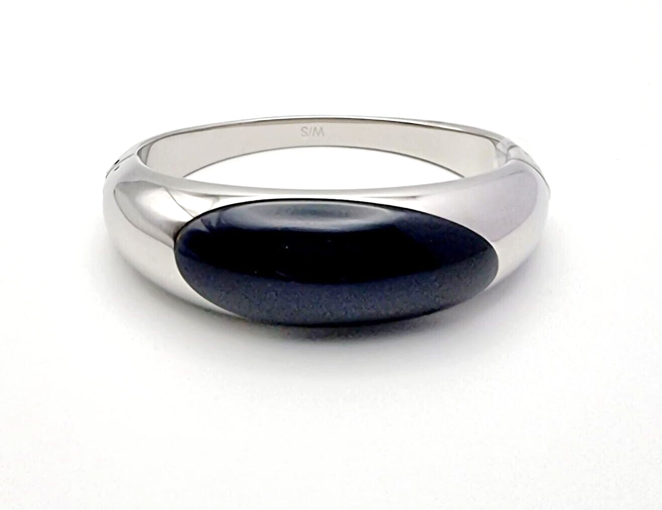 Neu CALVIN KLEIN ELLIPSE KJ3QLD02010S STEINARMBAND - SILBER/BLAU - S