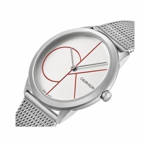 New Swiss Made CALVIN KLEIN Minimal Quartz White Dial Ladies Watch