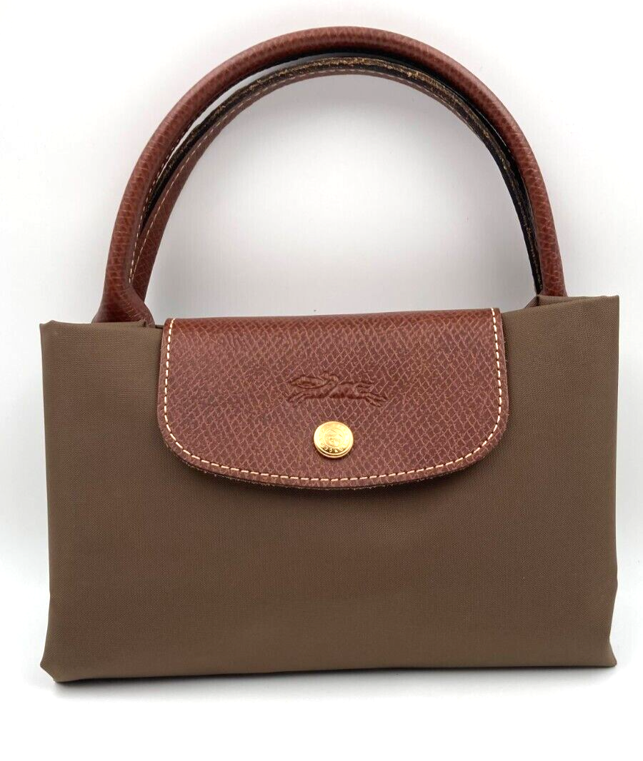 LONGCHAMP LE PLIAGE TOP HANDLE BAG - MEDIUM - KHAKI