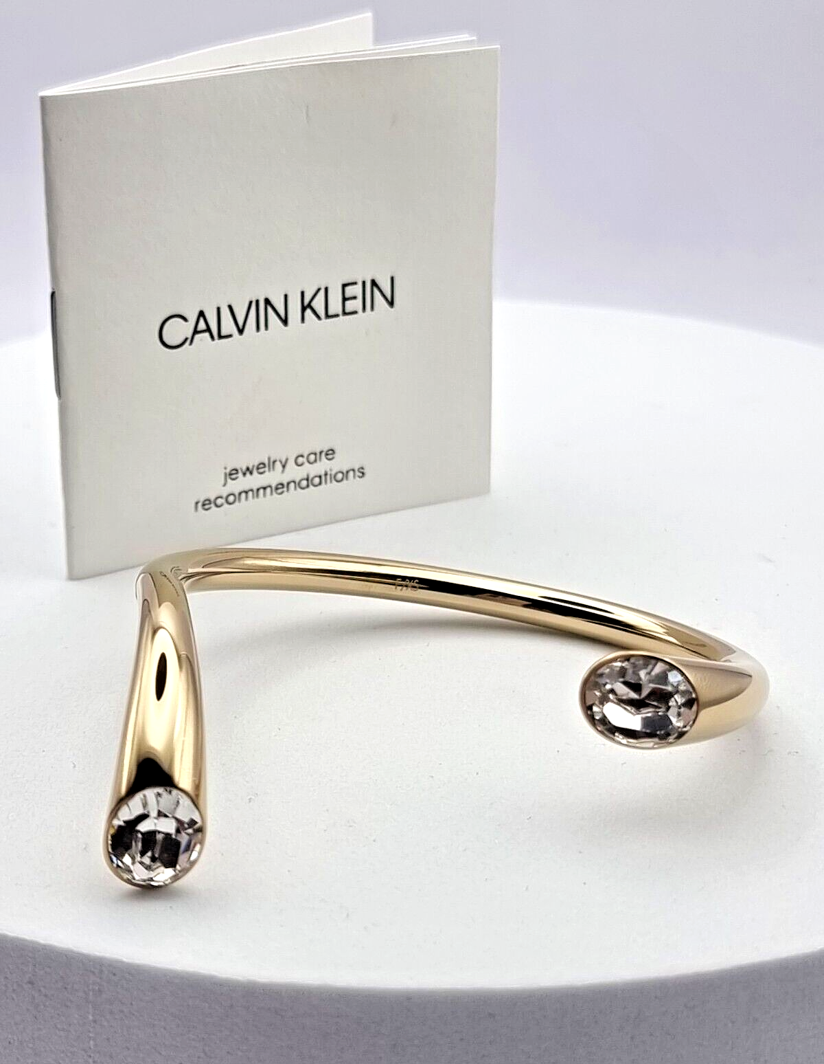 New CALVIN KLEIN BRILLIANT OFFENER ARMREIF GOLD - XS