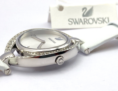 Neu SWAROVSKI STELLA METALL SILBERFARBEN PVD - 29 mm x 35 mm