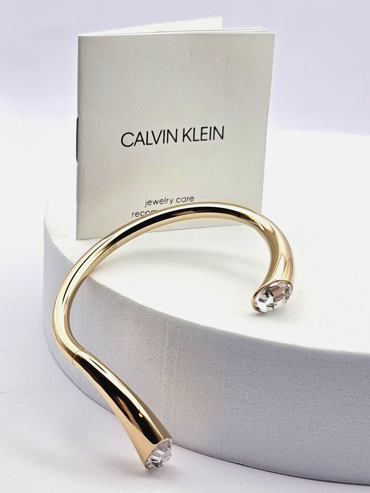 New CALVIN KLEIN BRILLIANT OFFENER ARMREIF GOLD - XS