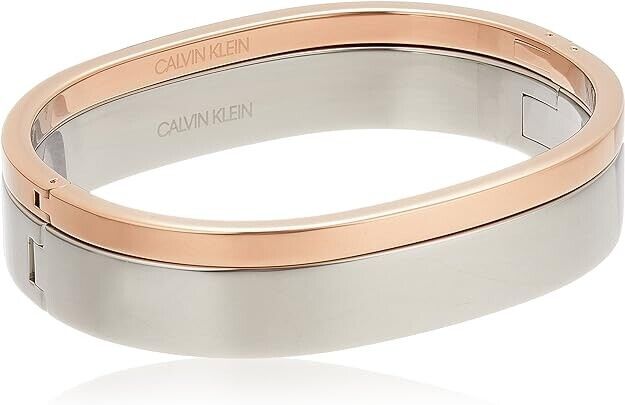 New CALVIN KLEIN HOOK BRACELET SET KJ06PD2002XS - ROSE GOLD/SILVER - XS