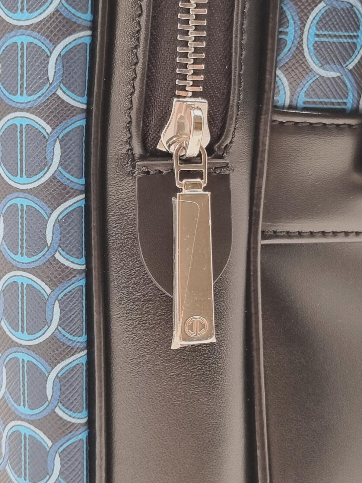 Neu DAVIDOFF COLORAMA BUSINESS TASCHE 2 ZIP - BLAU