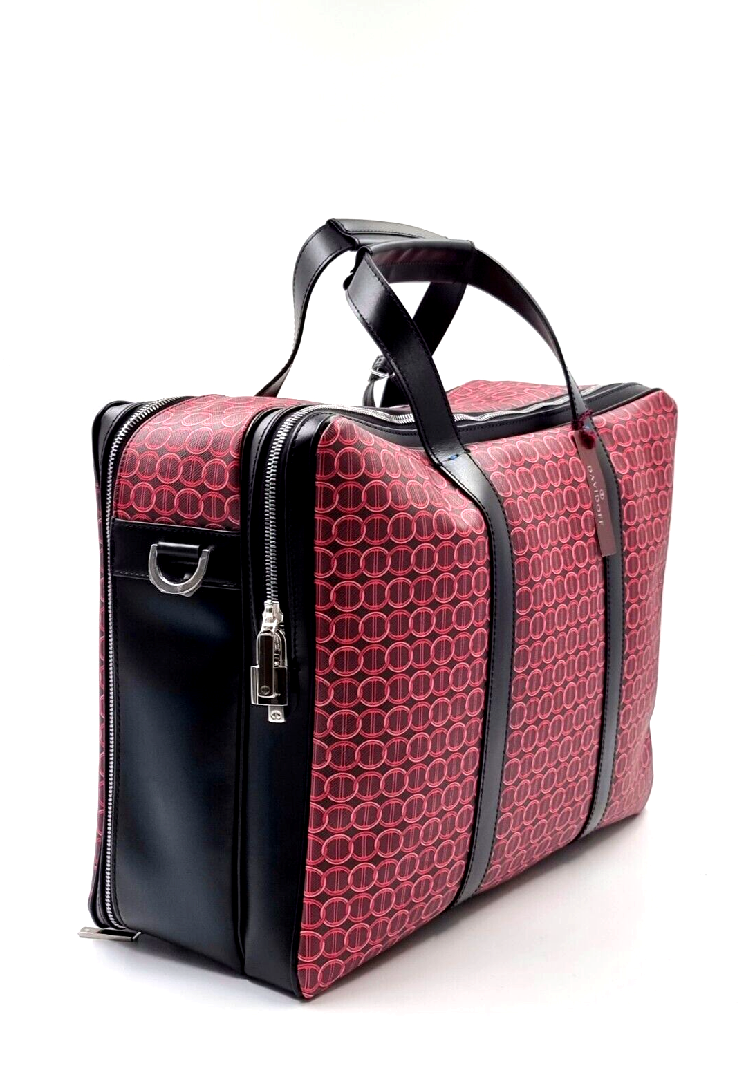 Neu DAVIDOFF LG COLORAMA SOFT SUITCASE 2 REISSVERSCHLÜSSE - ROT 