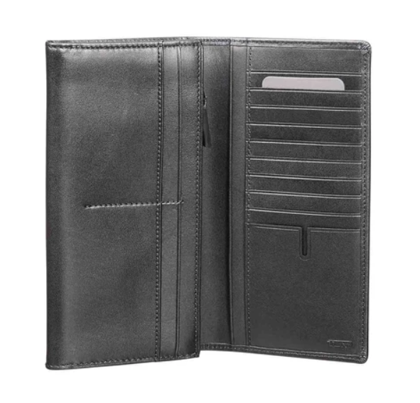 New TUMI BREAST POCKET WALLET - BLACK