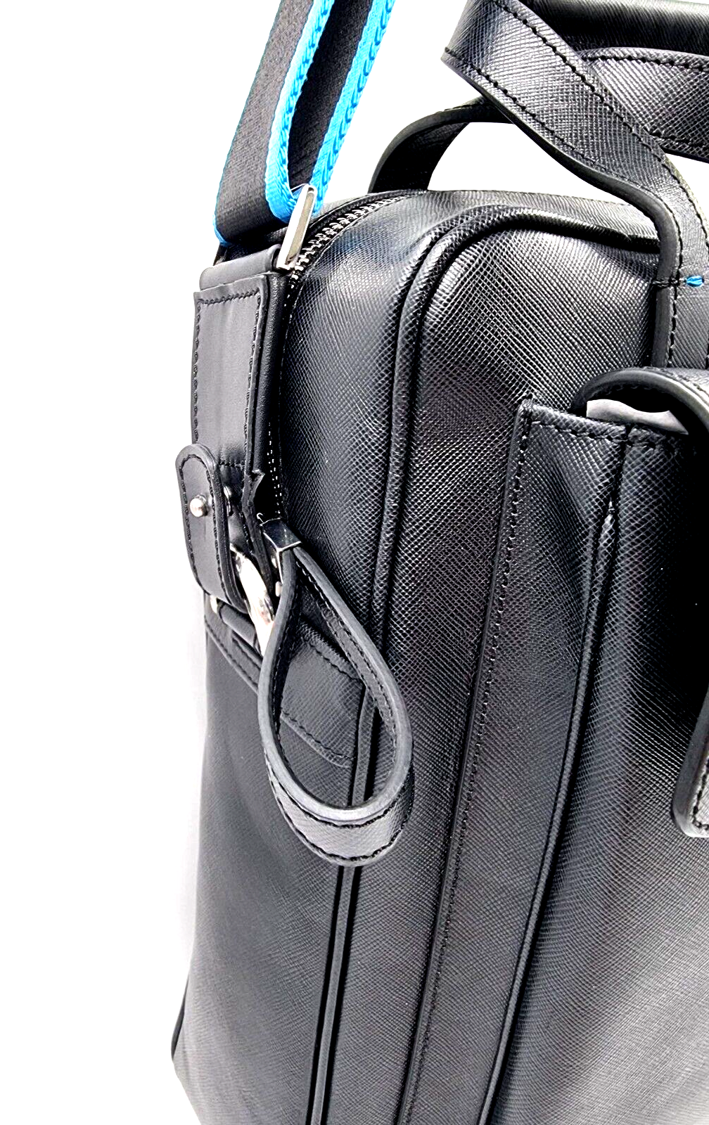 Neu DAVIDOFF LLG SAFFIANO ICON TOTE BAG - SCHWARZ