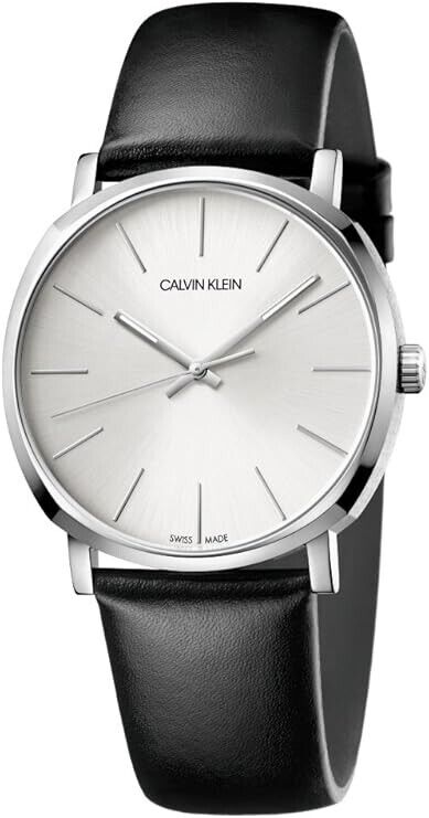 New Swiss Made CALVIN KLEIN Posh Quartz Silver Dial Men's Watch