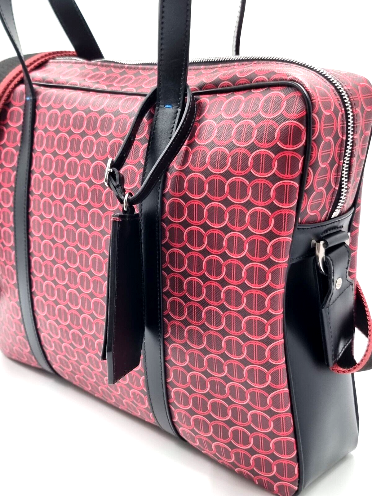 Neu DAVIDOFF COLORAMA BUSINESS TASCHE 1 ZIP - ROT