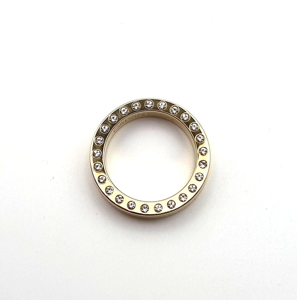 New CALVIN KLEIN RING HOOK GOLD - GR. 52