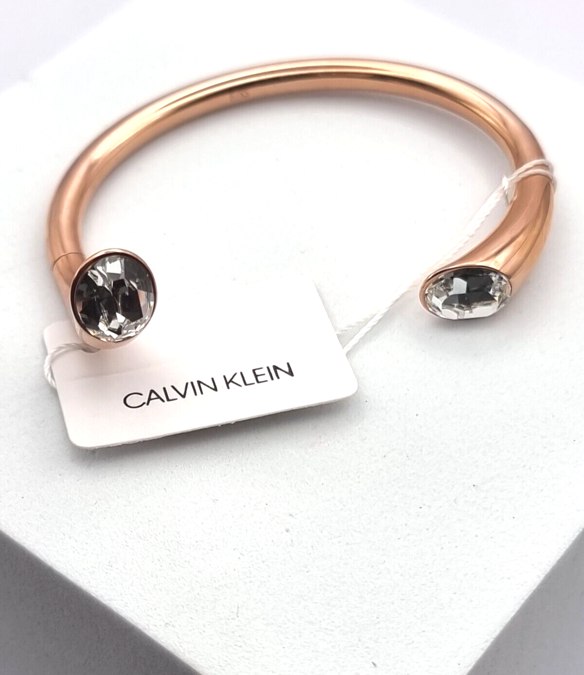 New CALVIN KLEIN BRILLIANT OFFENER ARMREIF ROSEGOLD - XS