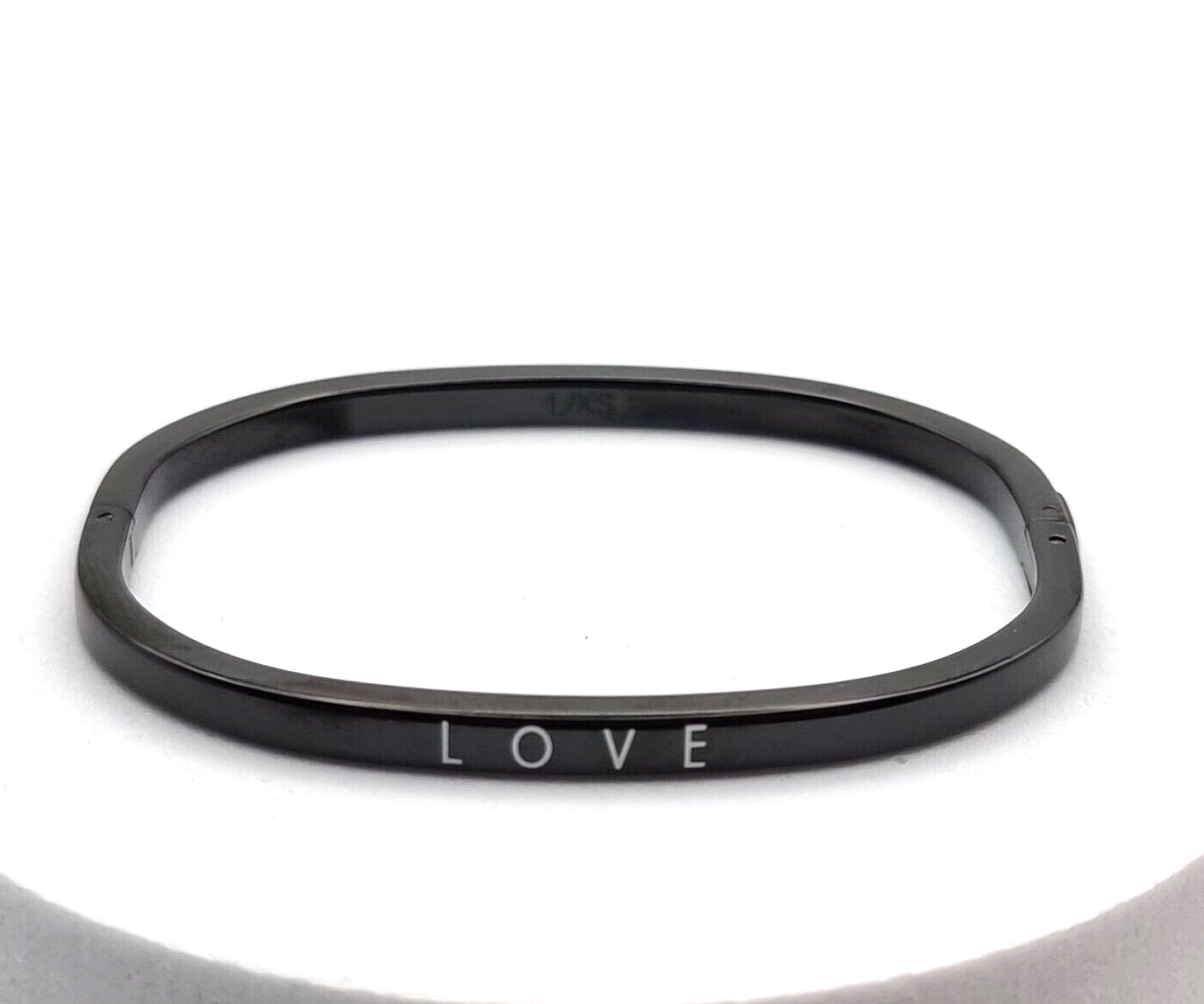 New CALVIN KLEIN ARMREIF HOOK "LOVE" SCHWARZ/WEISS - XS