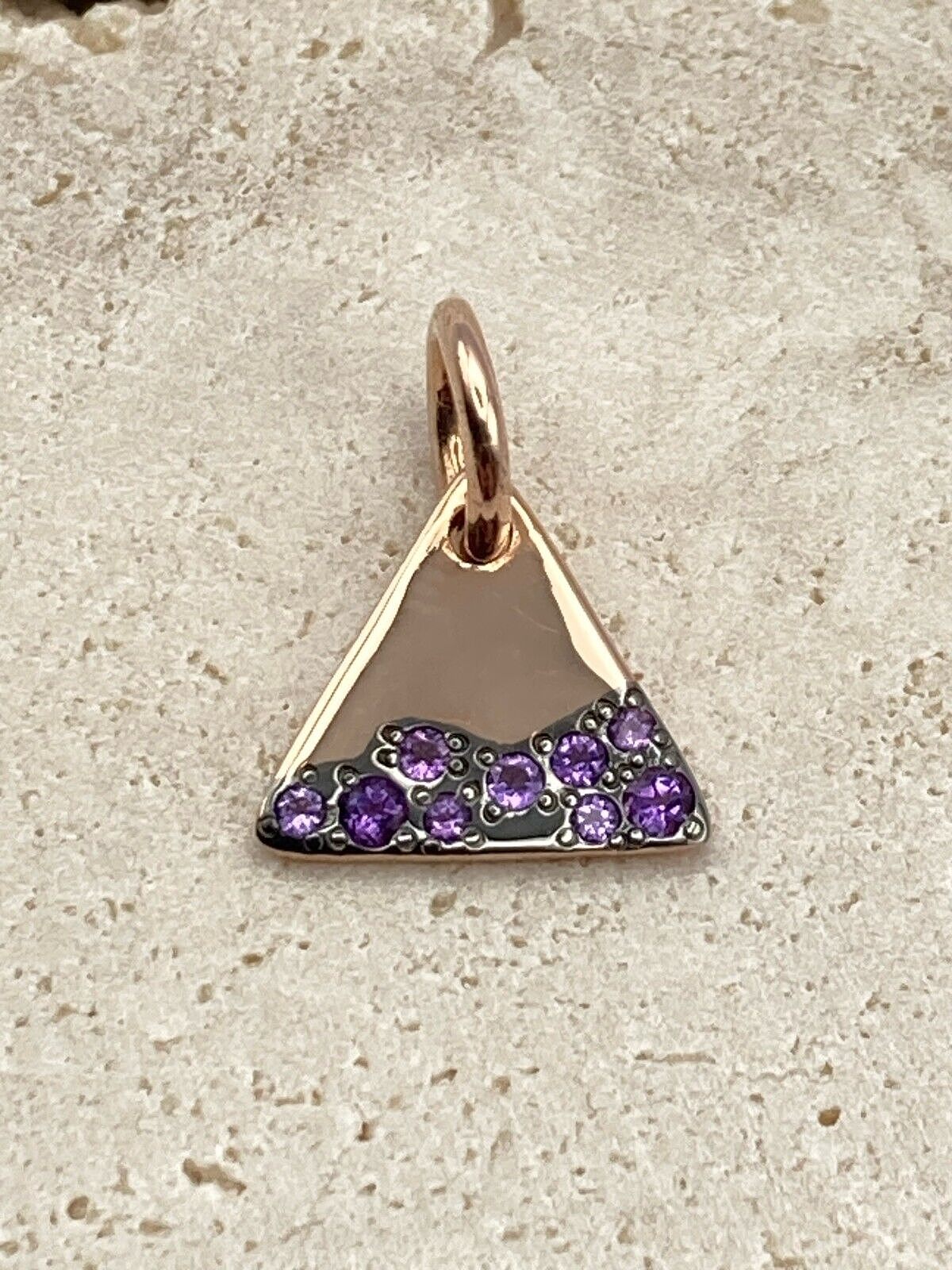 New DODO PRECIOUS TAG - 9KT GOLD/VIOLET AMETHYST