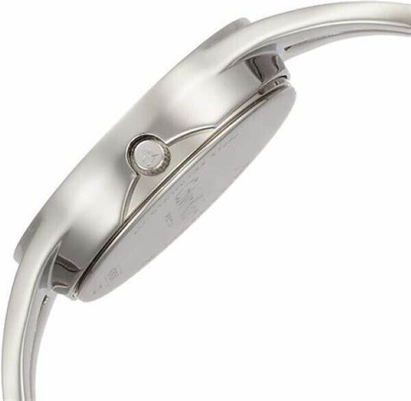 New Swiss Made CALVIN KLEIN Addict Silver Dial Medium Bangle Ladies Quartz Watch