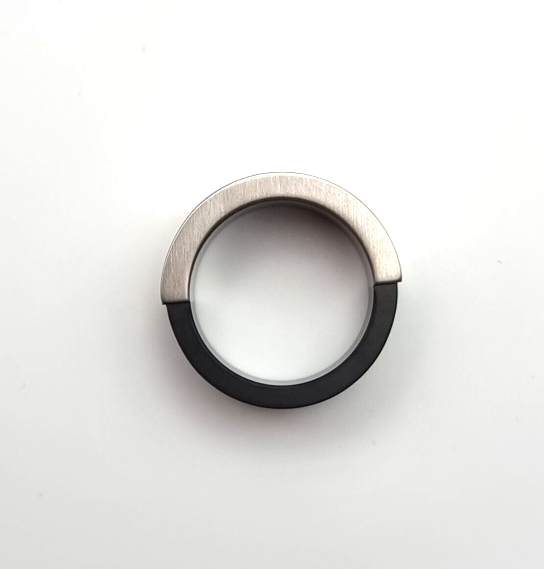 New CALVIN KLEIN RING MAGNET EDELSTAHL/SCHWARZ - Gr.  60