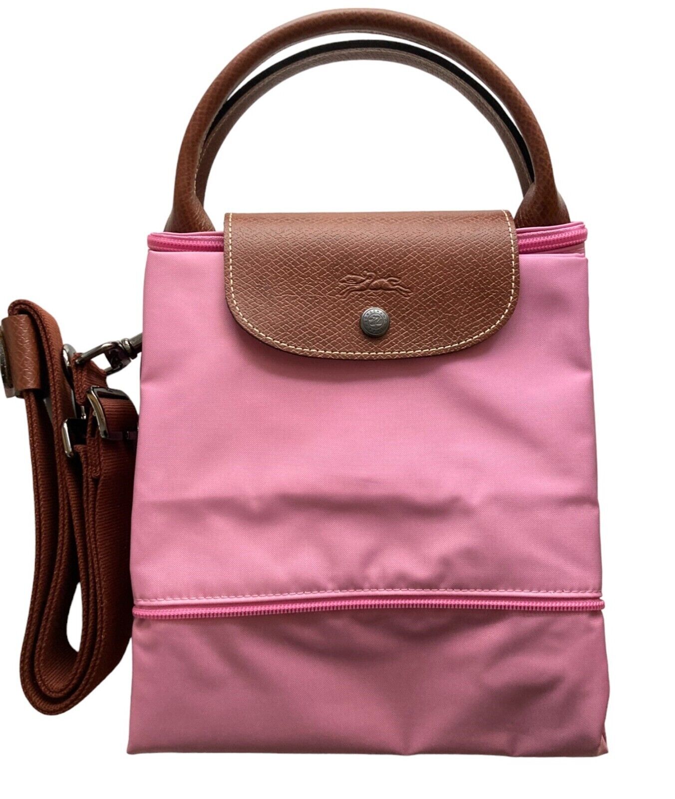 New LONGCHAMP LE PLIAGE EXTENDABLE TRAVEL BAG - PINK