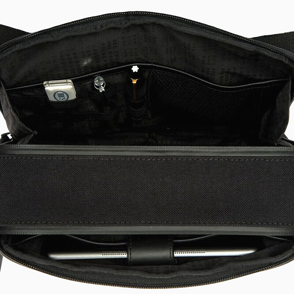 New BRIC´S MOLESKINE UNI CROSSBODY BAG  - BLACK