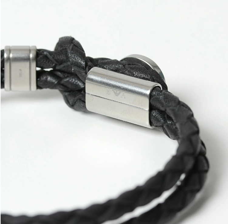 Neu EMPORIO ARMANI Herren Lederarmband