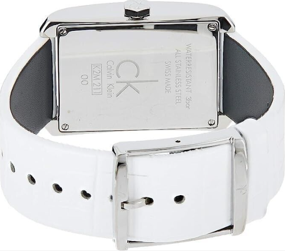 New Swiss Made CALVIN KLEIN Window Silver Dial Men's Watch