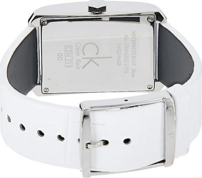 New Swiss Made CALVIN KLEIN Window Silver Dial Men's Watch