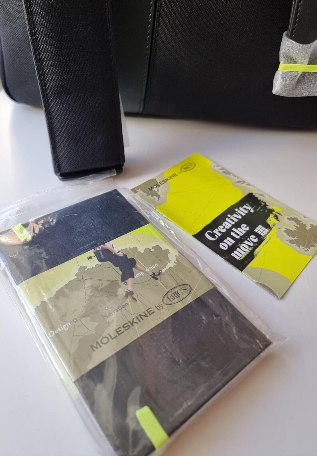 Neu MOLESKINE BY BRIC´S AKTENTASCHE UNI - SCHWARZ