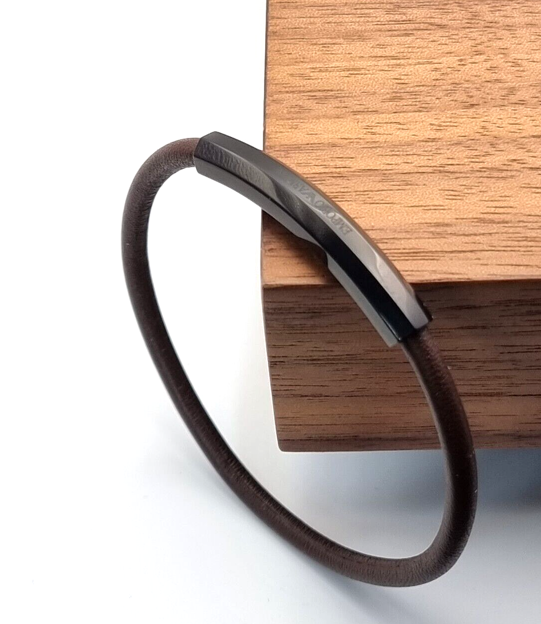 Neu EMPORIO ARMANI HERREN LEDERARMBAND EGS2404001 - BRAUN