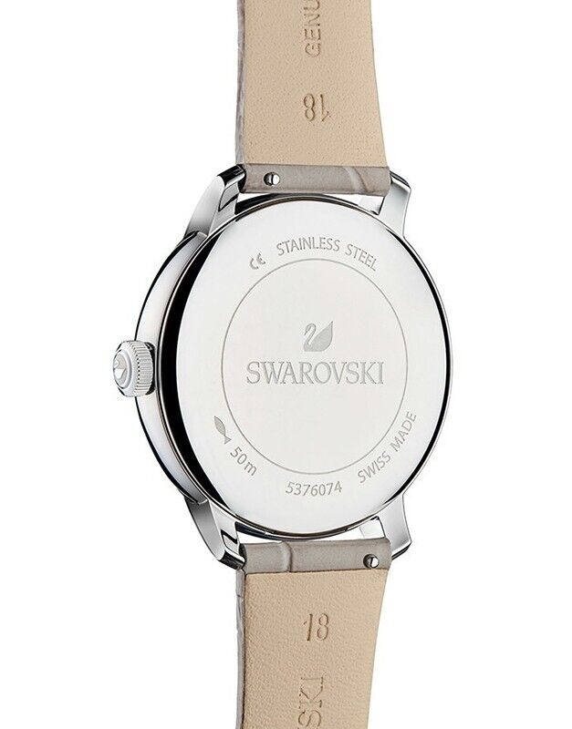 New SWAROVSKI WATCH LD CRYSTALLINE HOURS - TAUPE