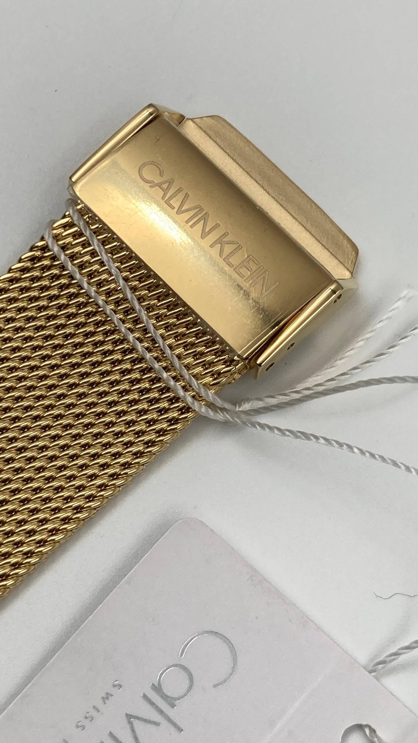 New Swiss Made CALVIN KLEIN Quartz Silver Dial Men's Watch