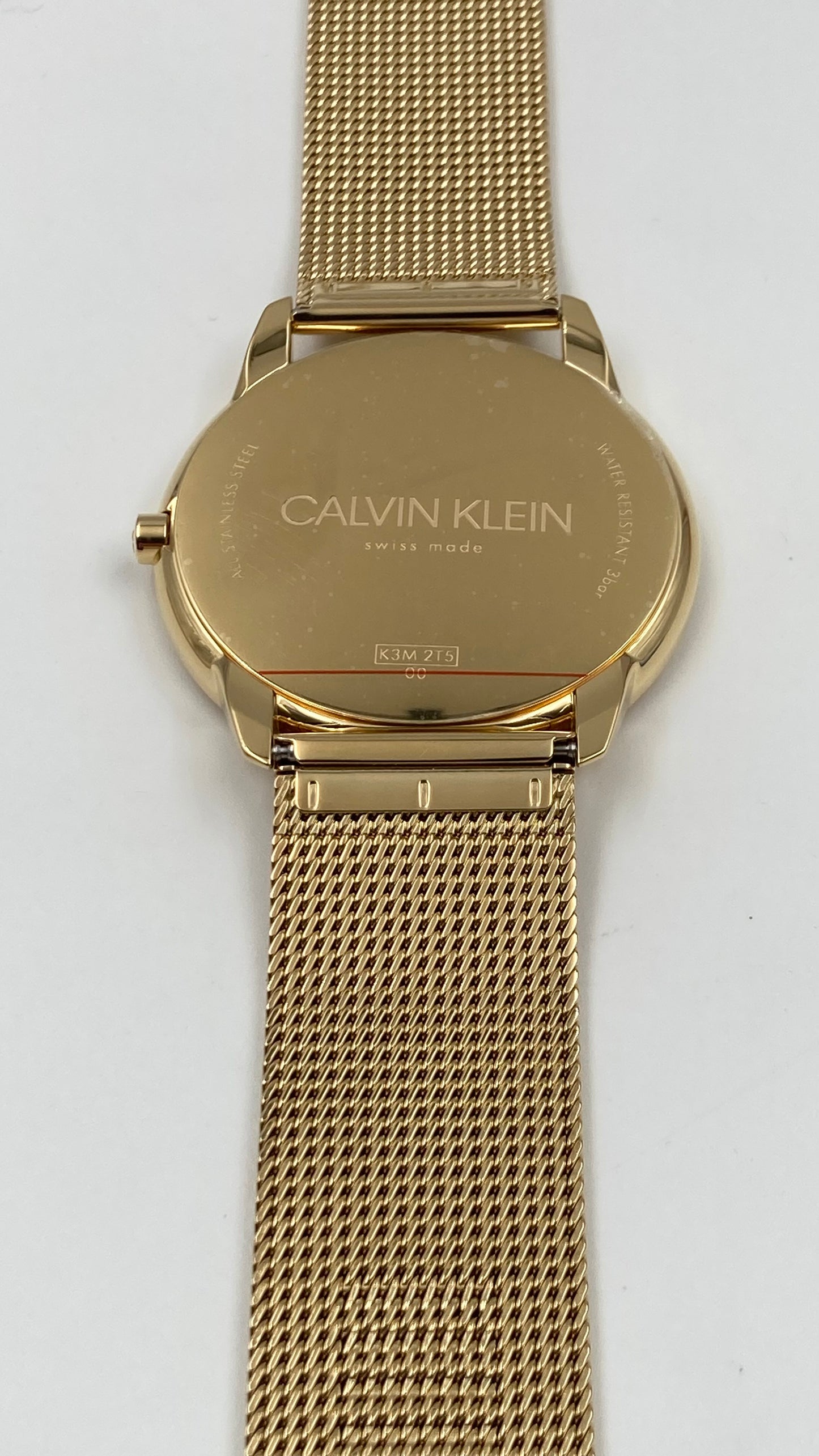 New Swiss Made CALVIN KLEIN Quartz Silver Dial Men's Watch