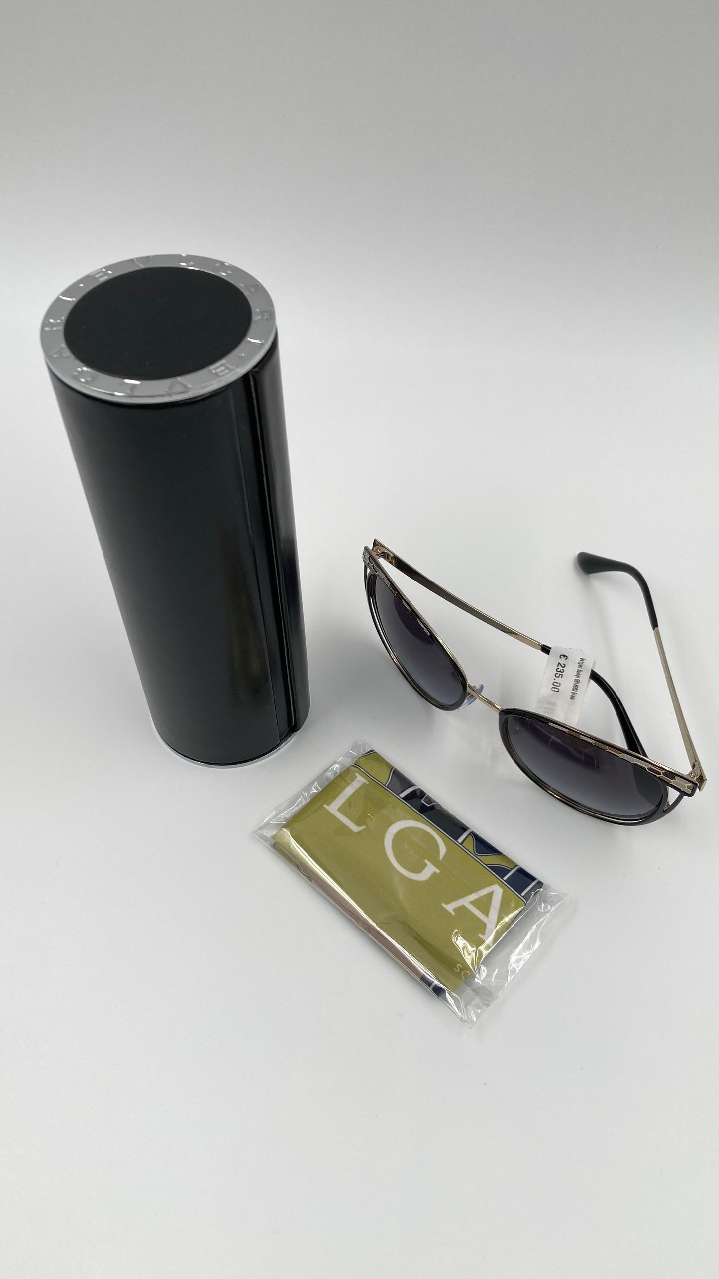 *NEW* BVLGARI SERPENTI BV6083 2018/8G SUNGLASSES - PALE GOLD/BLACK/GREY GRADIENT