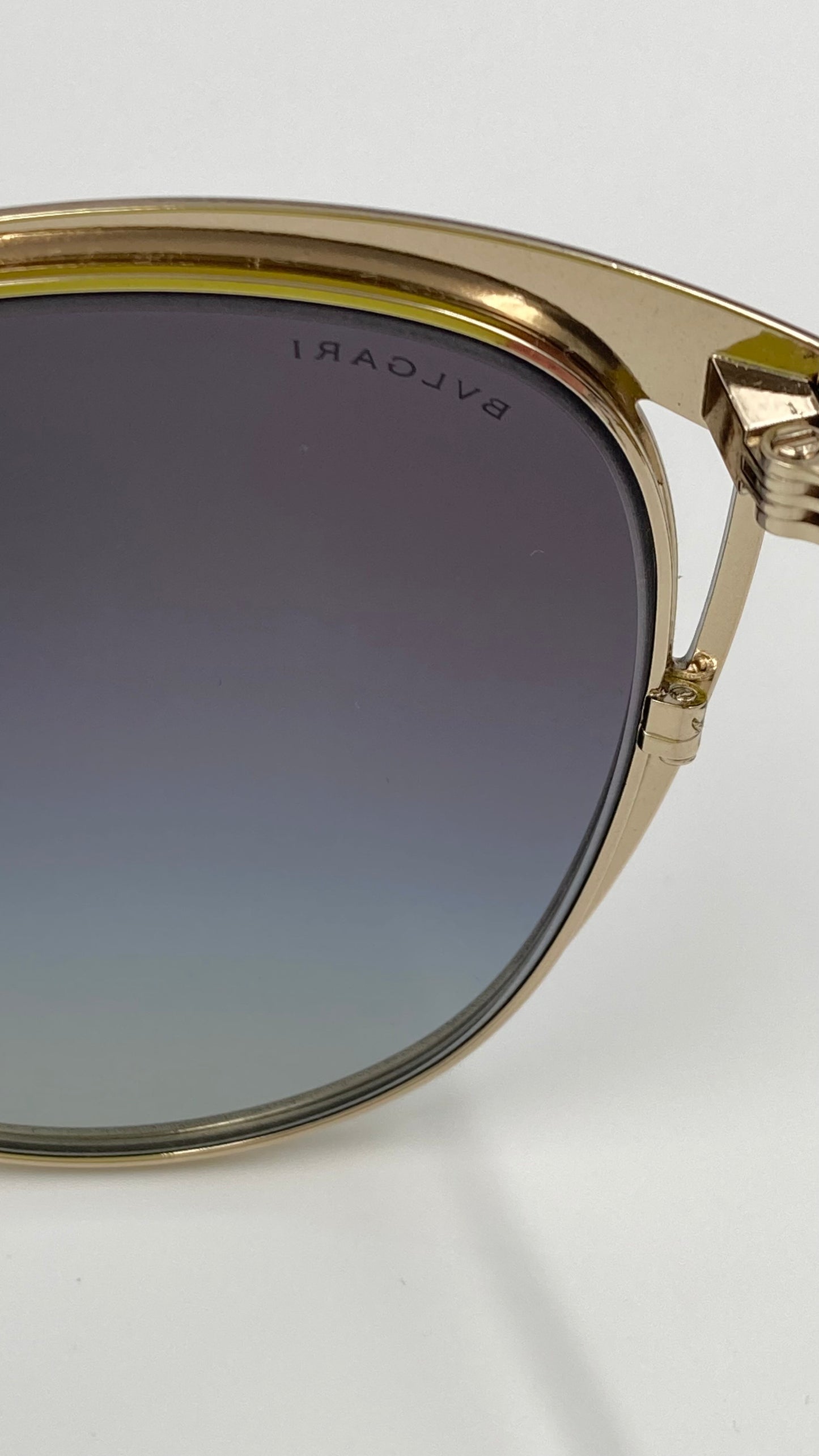 *NEW* BVLGARI SERPENTI BV6083 2018/8G SUNGLASSES - PALE GOLD/BLACK/GREY GRADIENT