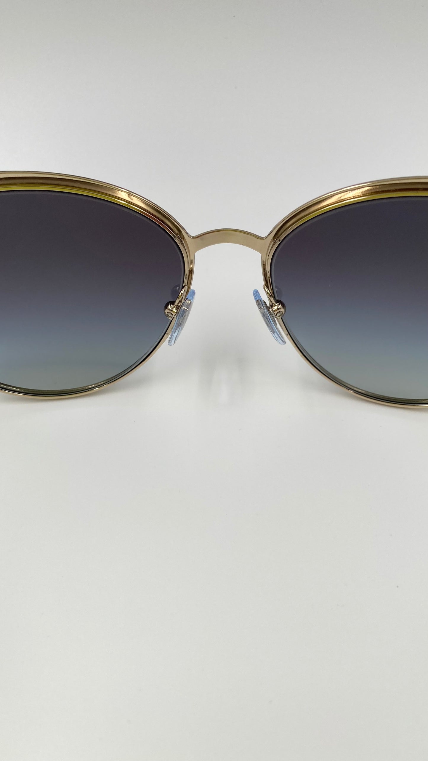 *NEW* BVLGARI SERPENTI BV6083 2018/8G SUNGLASSES - PALE GOLD/BLACK/GREY GRADIENT
