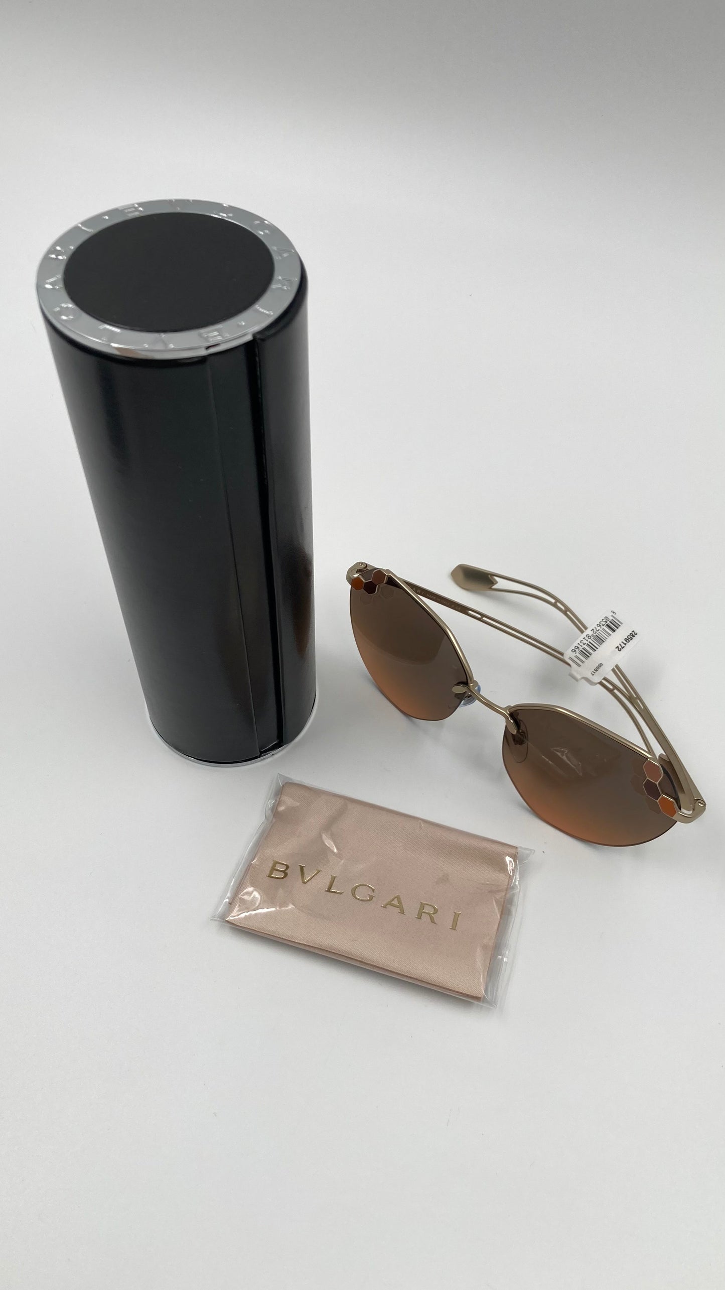 *NEW* BVLGARI BV6099 2013/18 SUNGLASSES - MATTE PALE GOLD/PINK