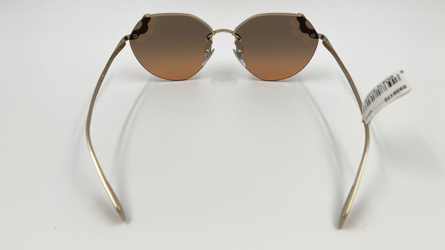 *NEW* BVLGARI BV6099 2013/18 SUNGLASSES - MATTE PALE GOLD/PINK