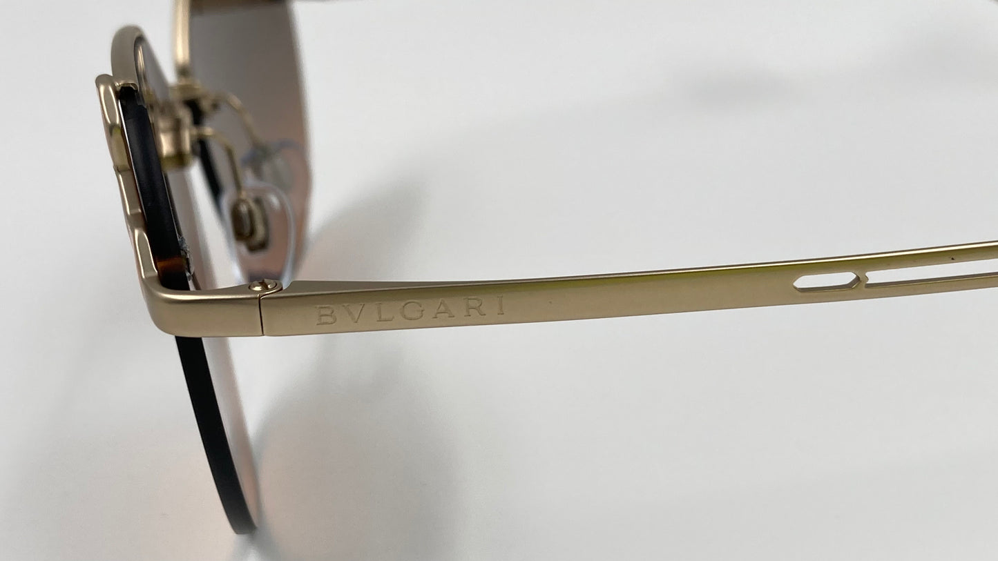 *NEW* BVLGARI BV6099 2013/18 SUNGLASSES - MATTE PALE GOLD/PINK