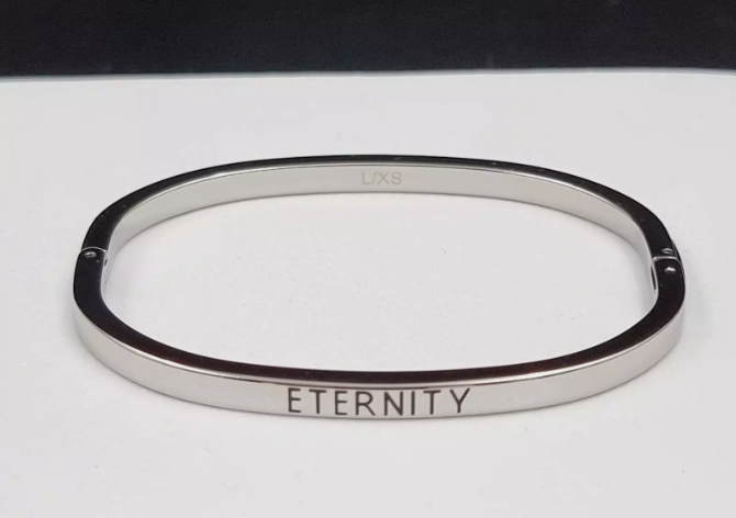 Neu CALVIN KLEIN ETERNITY KJ06MD0902XS EDELSTAHLARMBAND - XS