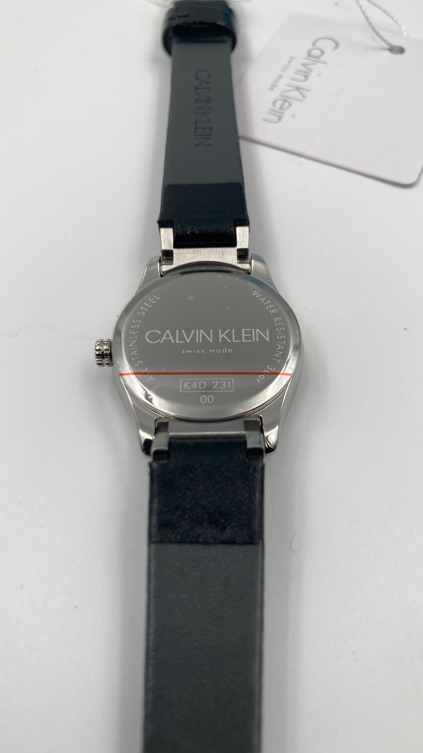 New Swiss Made CALVIN KLEIN Classic Quartz Silver Dial Ladies Watch